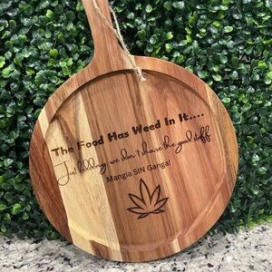 Wooden Serving Board with Handle